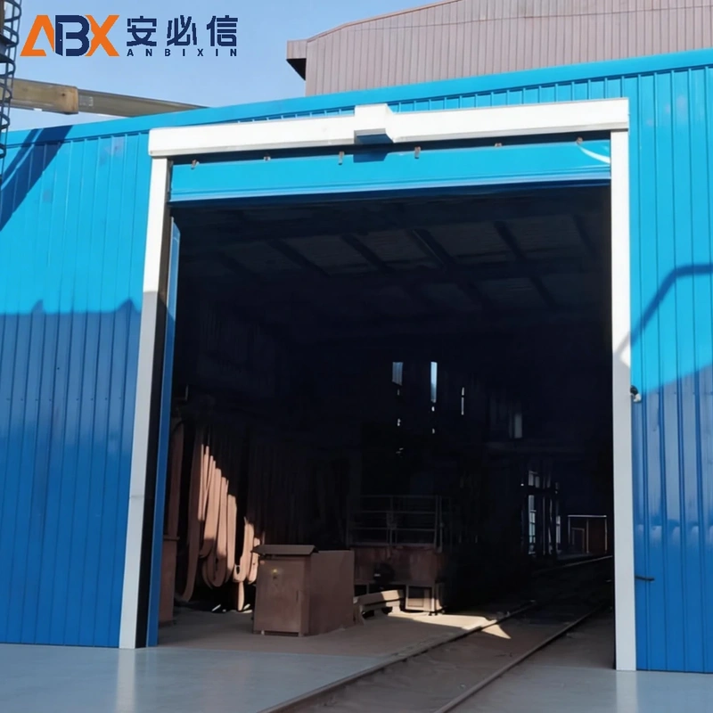 濮阳市软帘堆积门